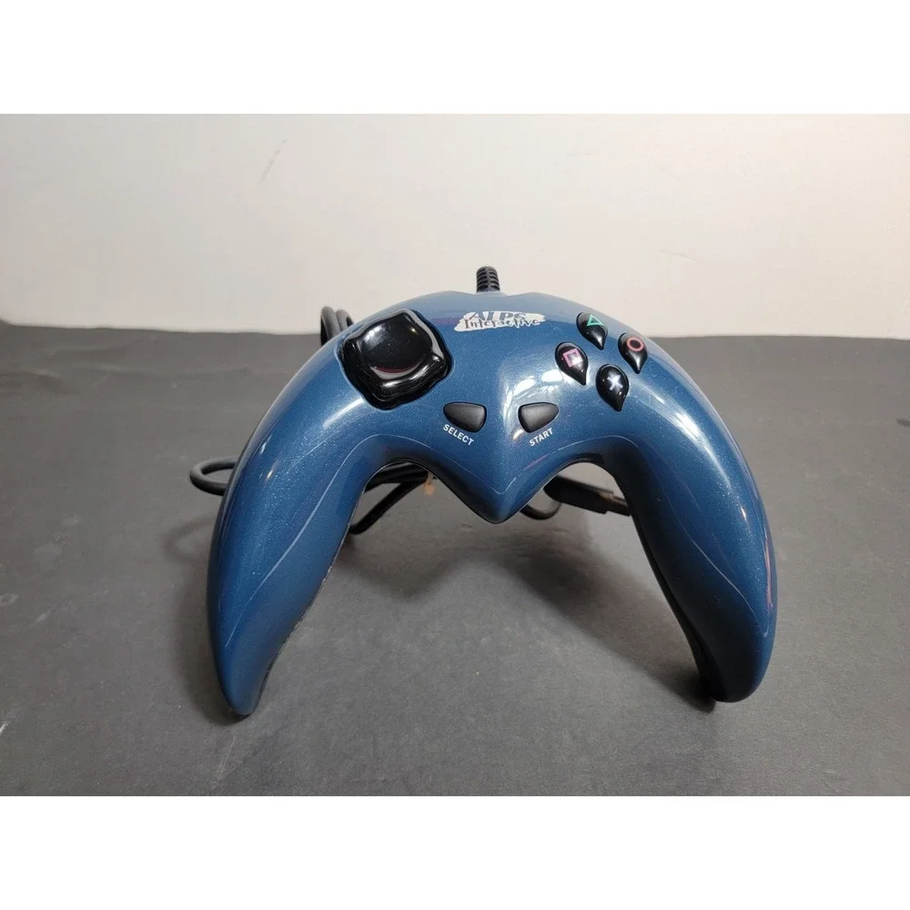 PlayStation 1 PS1 Controller ALPS Interactive Sony Blue Tested Works